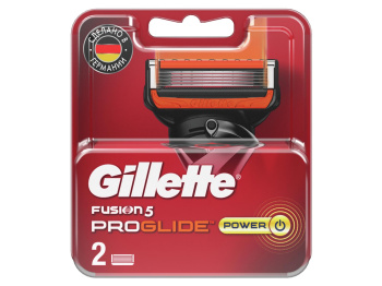 Кассета для бритвенного станка "Gillette Fusion Proglide Power", 2шт