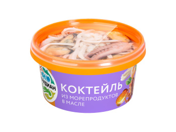 Коктейль из морепродуктов Меридиан в масле