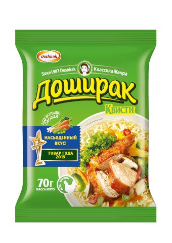 Лапша Доширак Квисти Курица, 70г