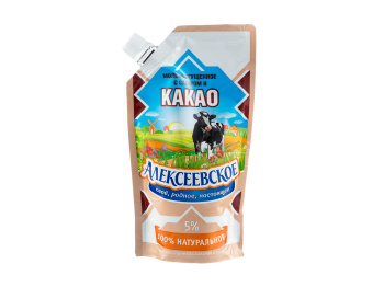 Молоко сгущенное "Алексеевское" с какао 5%, 270г