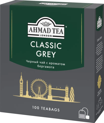 Ahmad Tea Classic Grey, 100 пак.