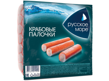 Палочки крабовые Русское море салатные