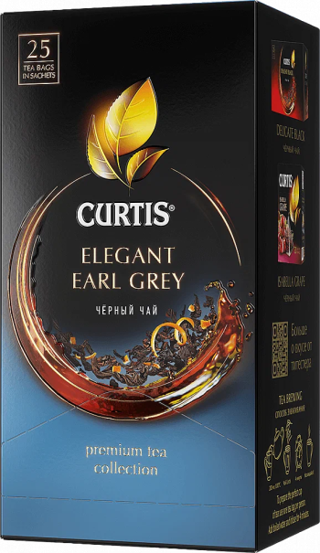 Чай "CURTIS" Elegant Earl Grey байховый, 25 пак.