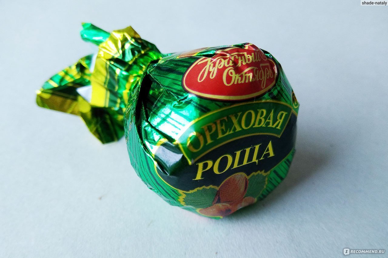 Конфеты шоколадные Красный Октябрь "Ореховая роща" 100 грамм 
