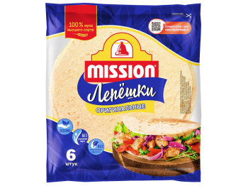 Лепешка Mission Тортилья пшеничная, 250г